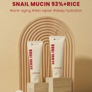 Cream : Snail Mucin 93% + Rice